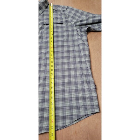 Swiss Tech SM29Y082B Long Sleeve Button Up Men's Size 3XL Green Plaid Shirt - Picture 7 of 11